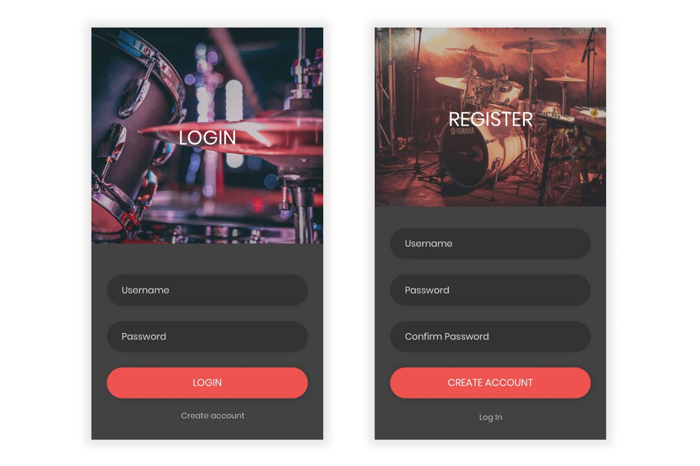 在线音乐听歌APP应用UI设计SKETCH模板 Raag – Music Player UI Kit for Sketch插图(2)