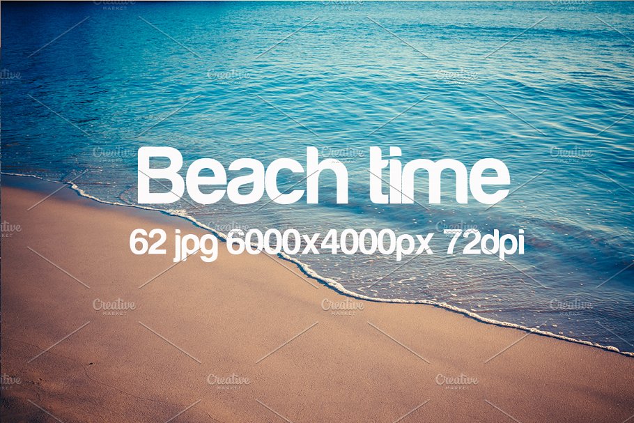 海边时光高清照片素材包 Beach time photo pack插图(1)