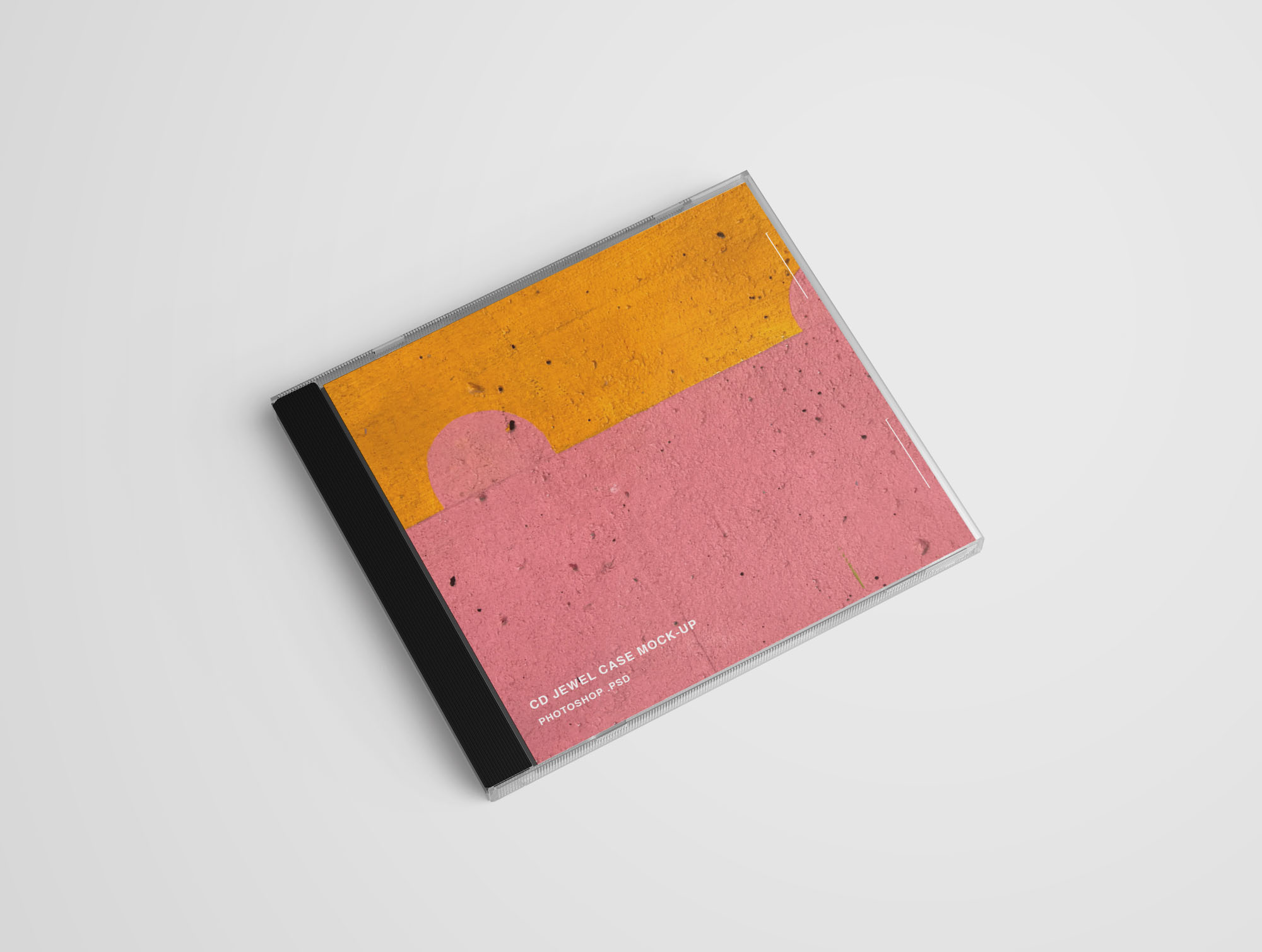 CD盒包装盒外观设计效果图样机PSD模板 CD Jewel Case Mockup – Photoshop .PSD插图