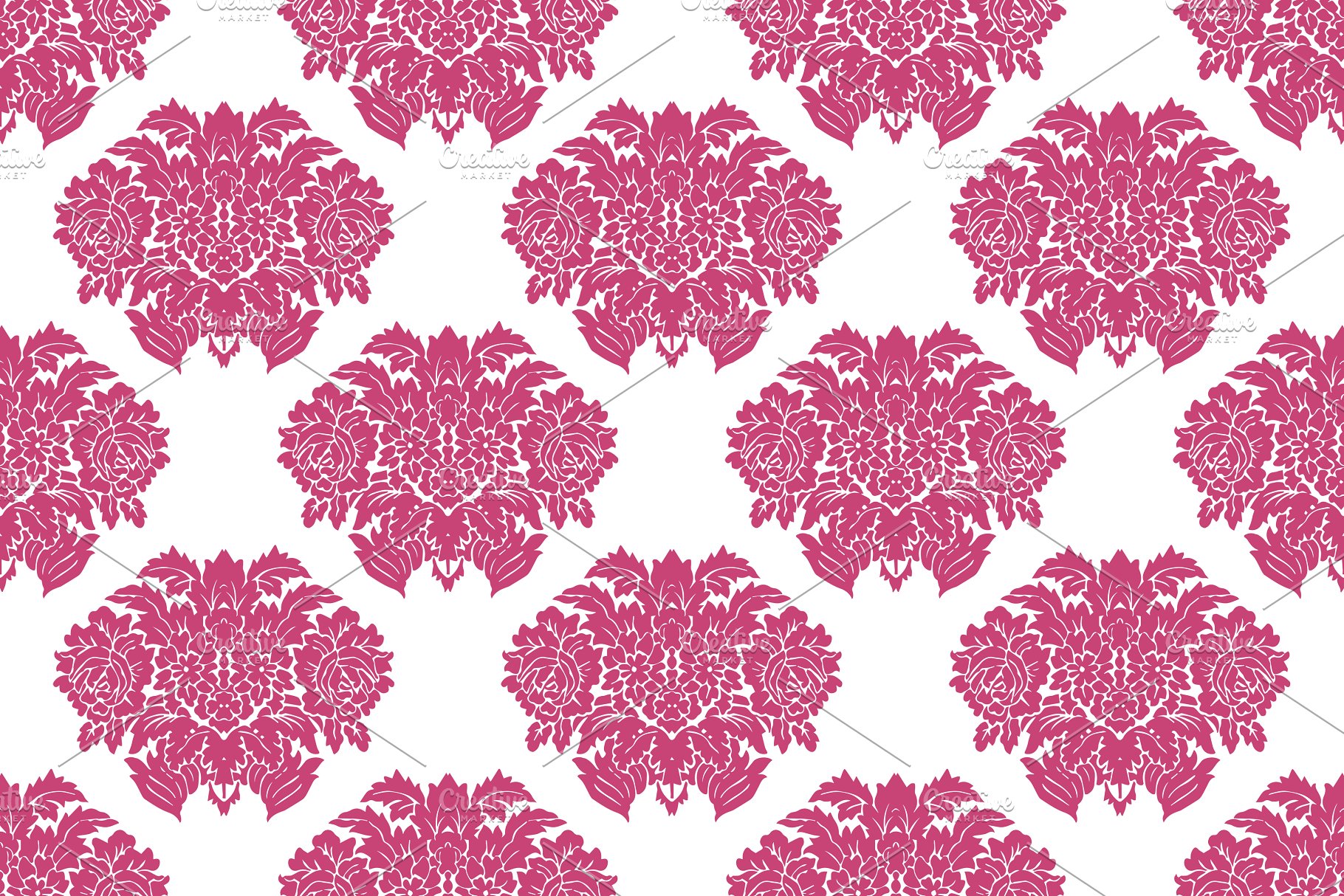 60种颜色1440种锦缎图案纹理[3GB] 1,440 Damask Patterns in 60 Colors插图(10)