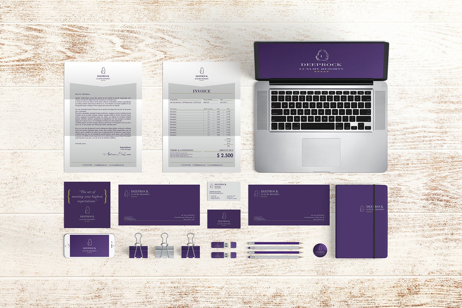 品牌VI标识设计企业办公文具素材库精选模板02 Brand Identity / Stationery Mockup 02插图(2)