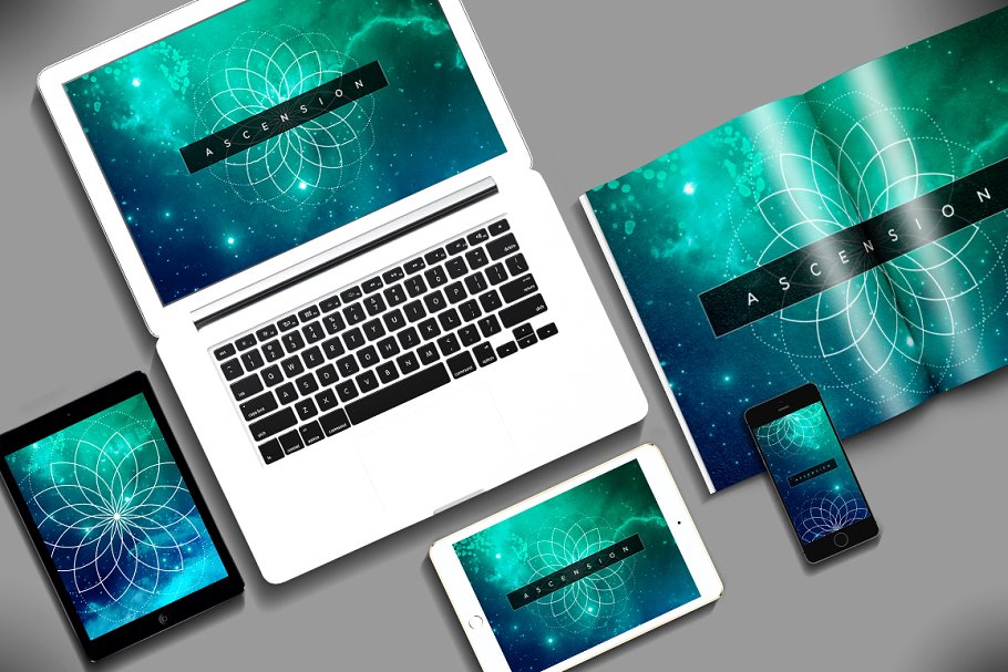 神圣宗教几何图形矢量素材包 Sacred Geometry Vector Pack Vol. 6插图(3)