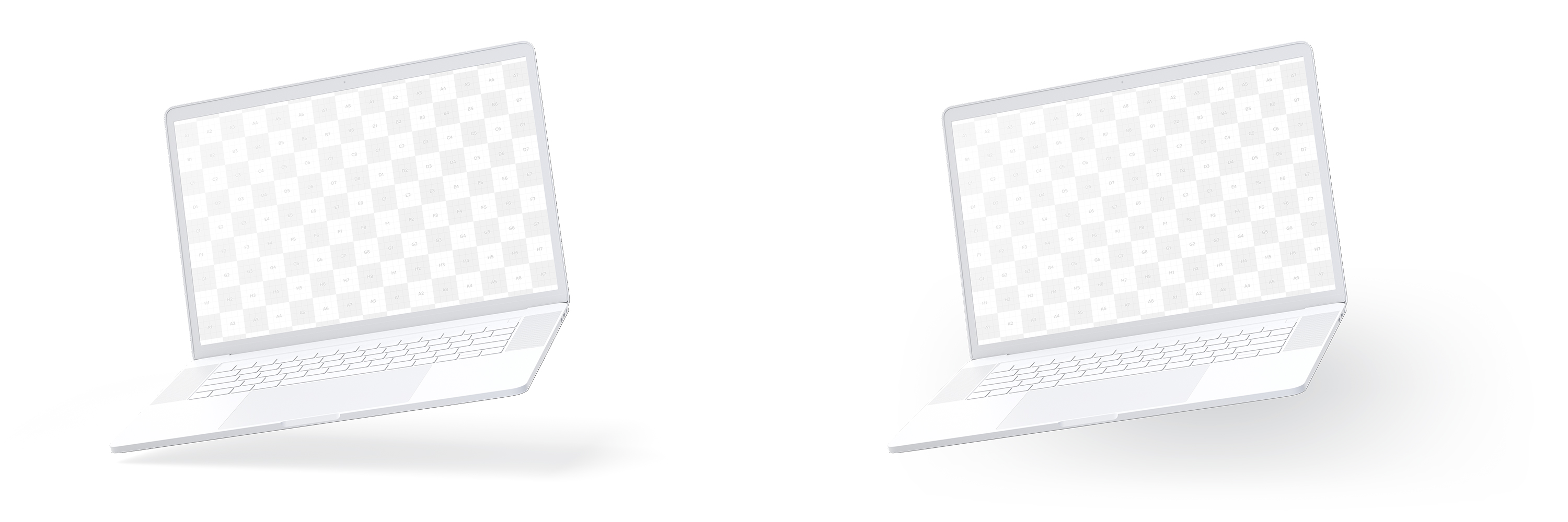 15寸MacBook Pro笔记本电脑屏幕演示样机模板 Clay MacBook Pro 15" with Touch Bar Mockup插图(3)