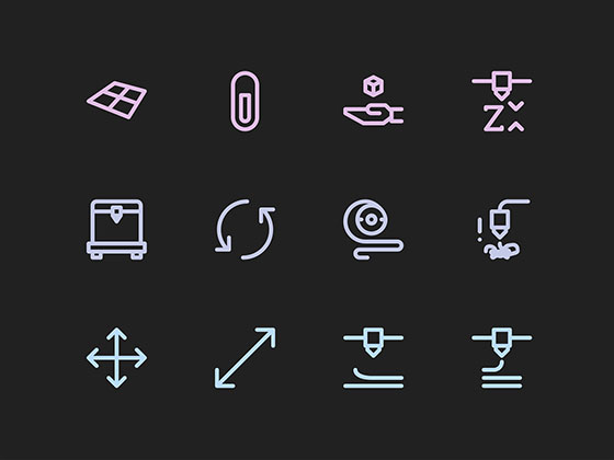 3D 打印图标素材之家精选sketch素材