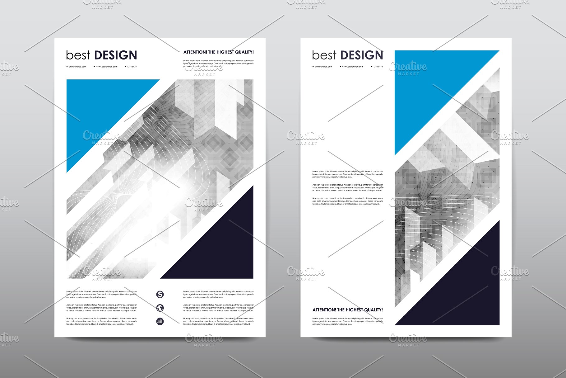 50+企业商业主题宣传小册子模板合集 50+ Business Brochures Bundle插图(50)