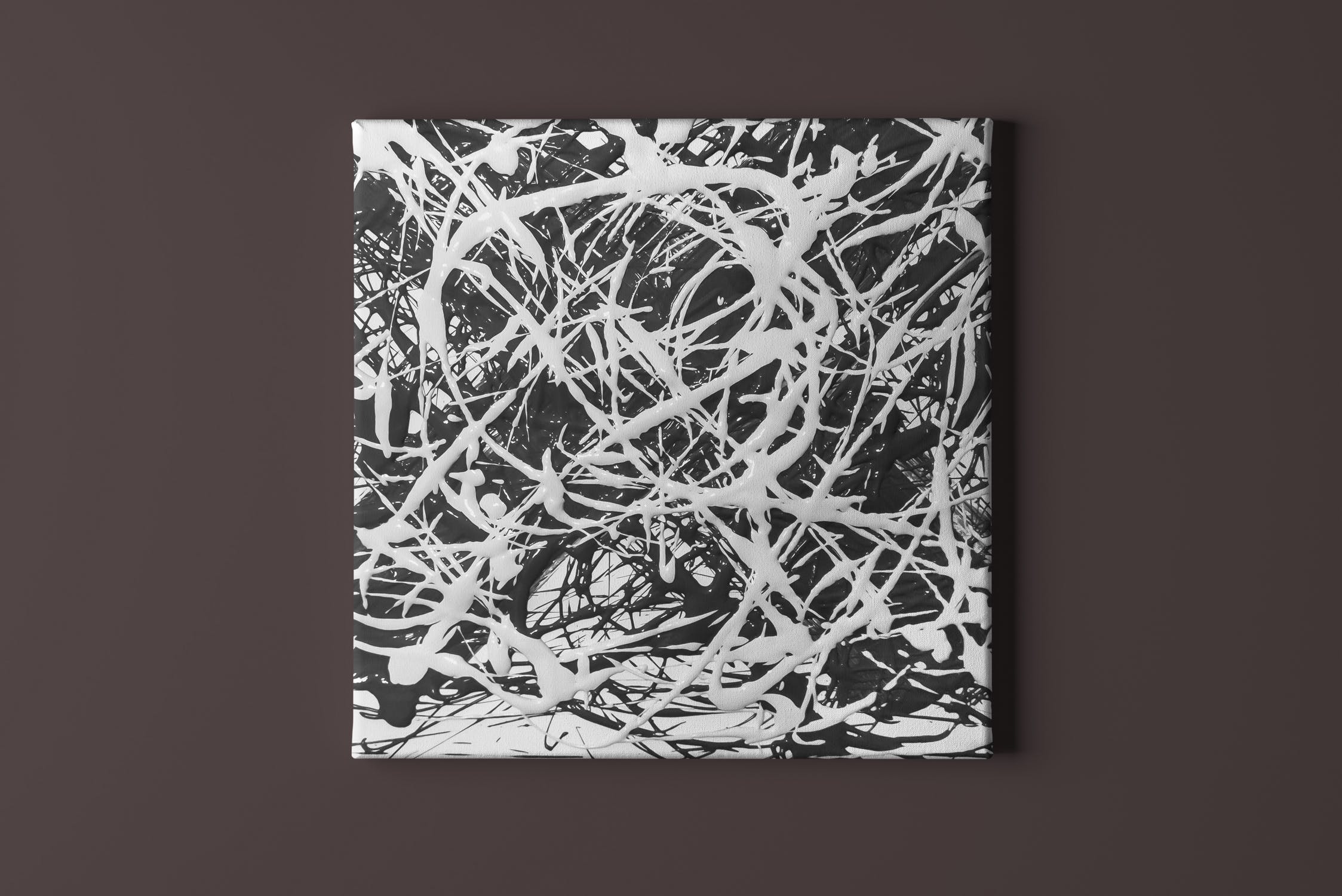 艺术创作展览画布样机v3 Canvas Mock-up 3插图(2)