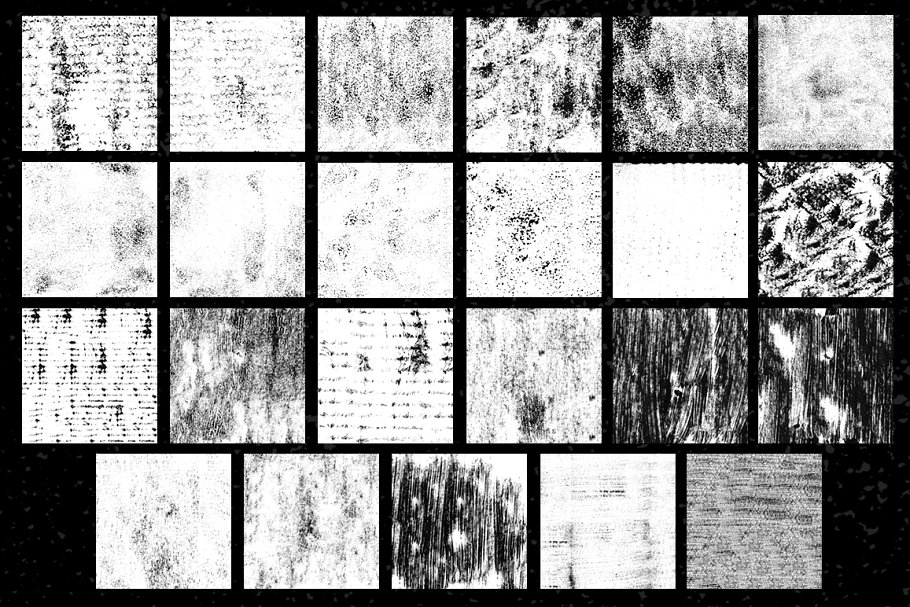 凸印油墨印刷纹理合集V.2 Distress Texture Pack: Vol. 2插图(1)