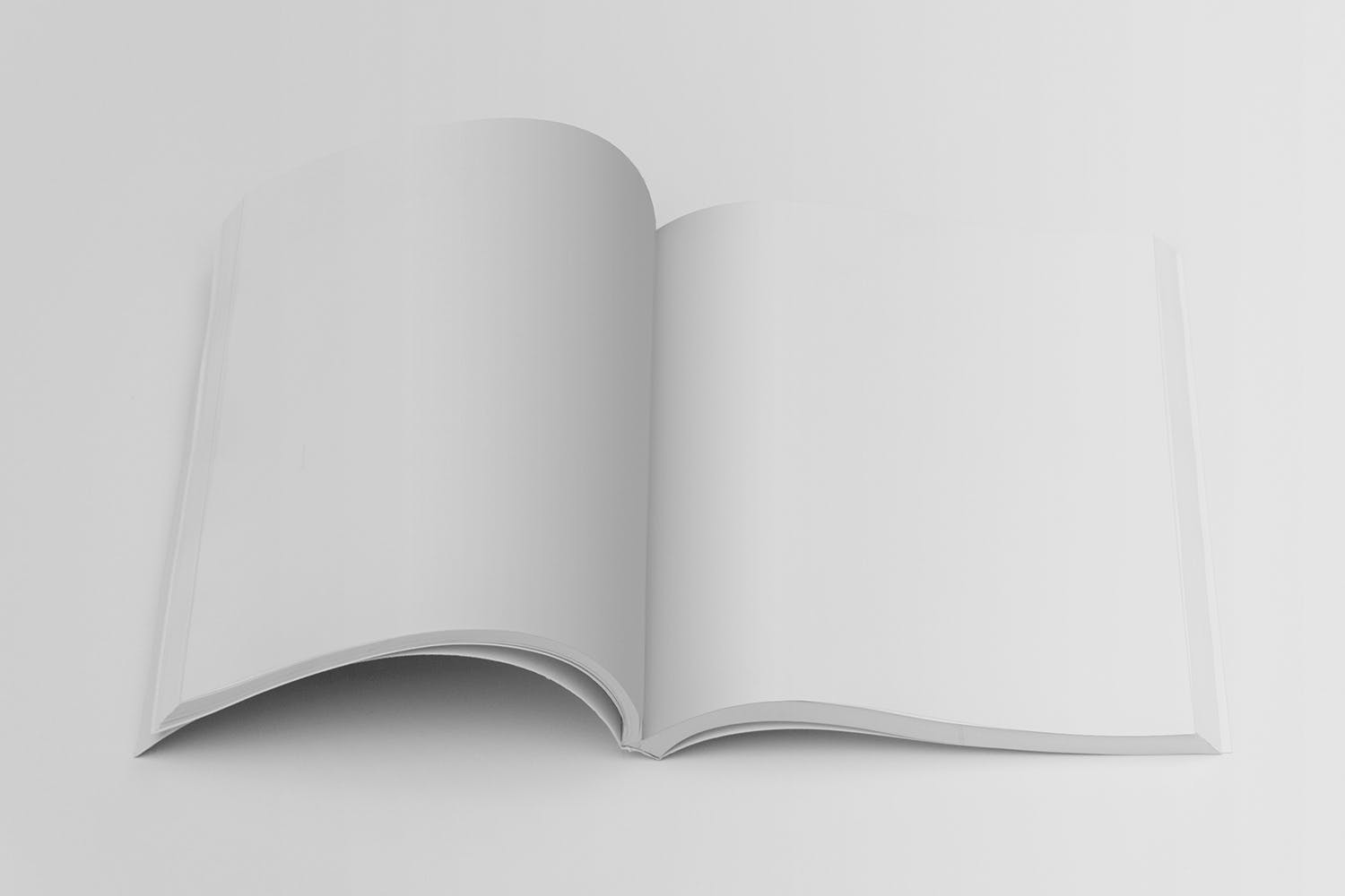 杂志内页排版设计前视图样机素材库精选 Magazine Mockup Front View插图(1)