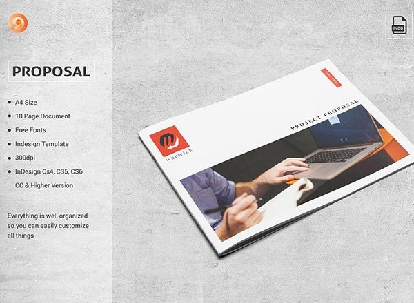 A4尺寸高端时尚的商务提案画册楼书杂志手册设计模板