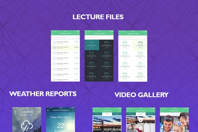 学习教育培训主题 APP UI 套件 Savvy UI Kit插图(6)