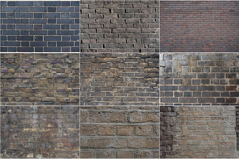50款砖瓦砖墙纹理 Bricktop 50 brick wall textures插图(3)