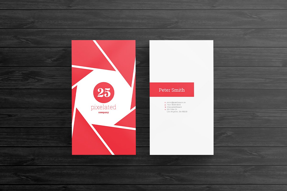 68个高端时尚简约的商务名片设计模板插图(19)