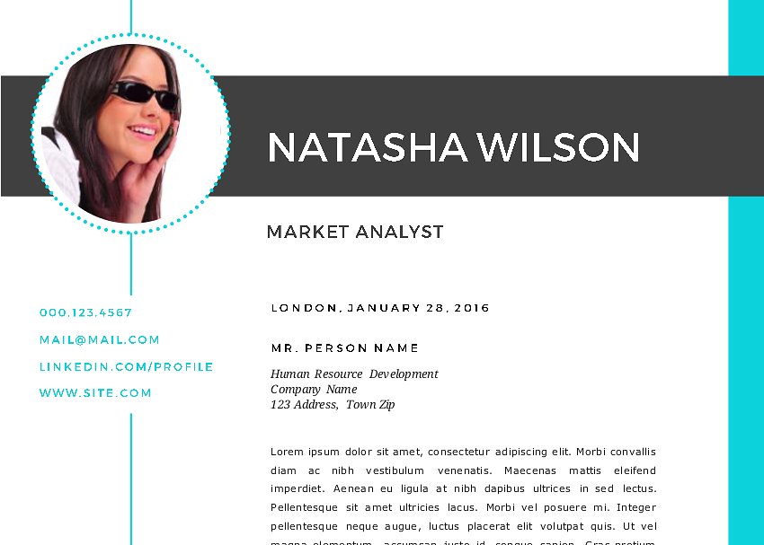 现代专业2合1照片简历模板 Modern 2 in 1 photo Word resume插图(3)