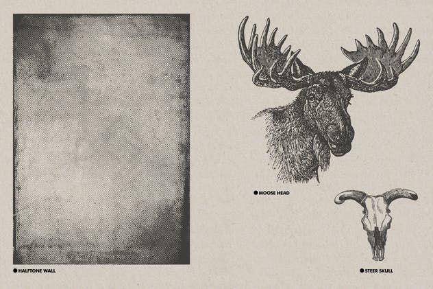 30个复古怀旧风格纹理素材包 Vintage Textures Pack插图(9)