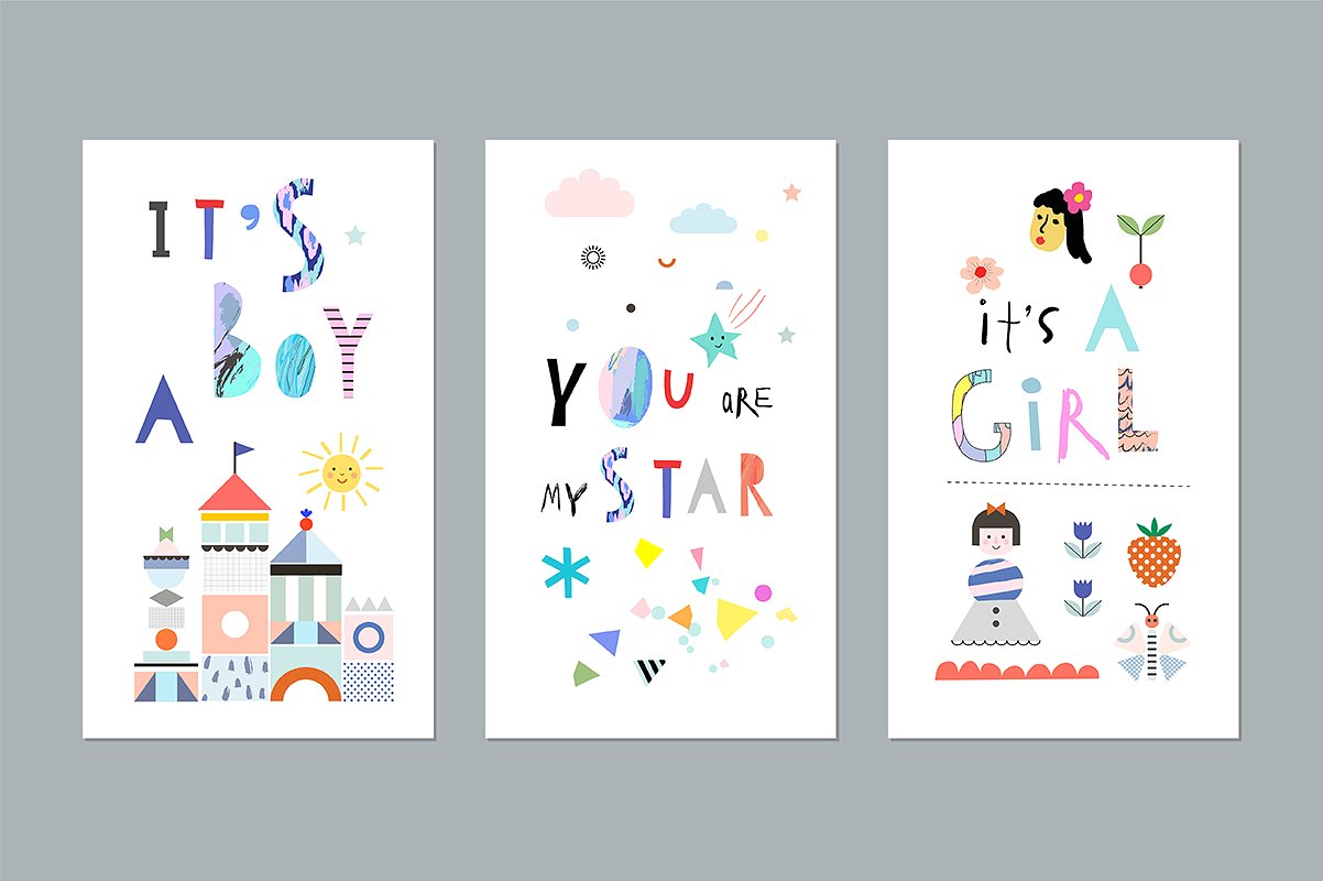 儿童项目装饰素材合集 Tell your Tale kids decor set插图(3)