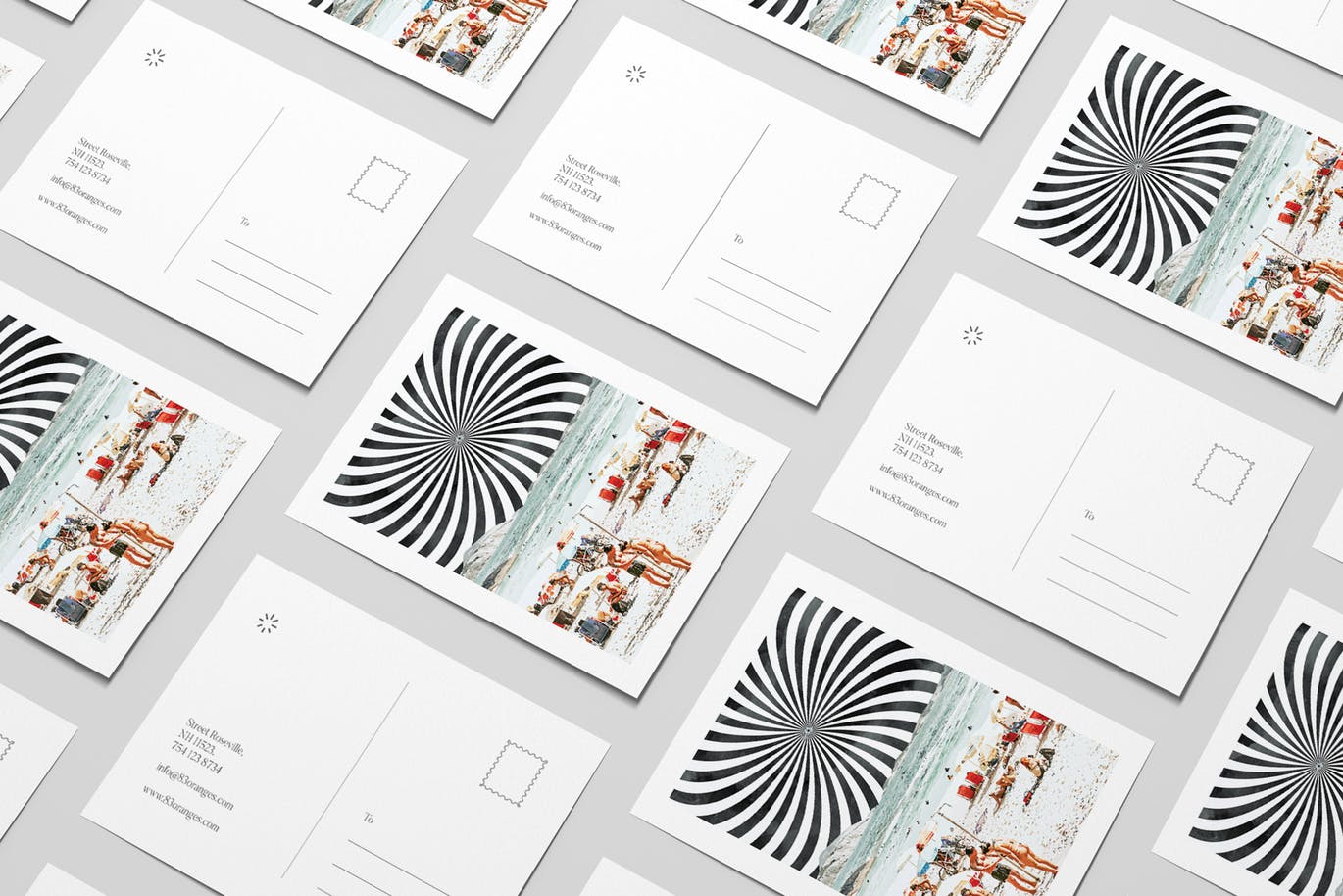 夏日海滩水彩艺术办公文具设计套装 Summer Beach Art & Stationary Kit插图(2)