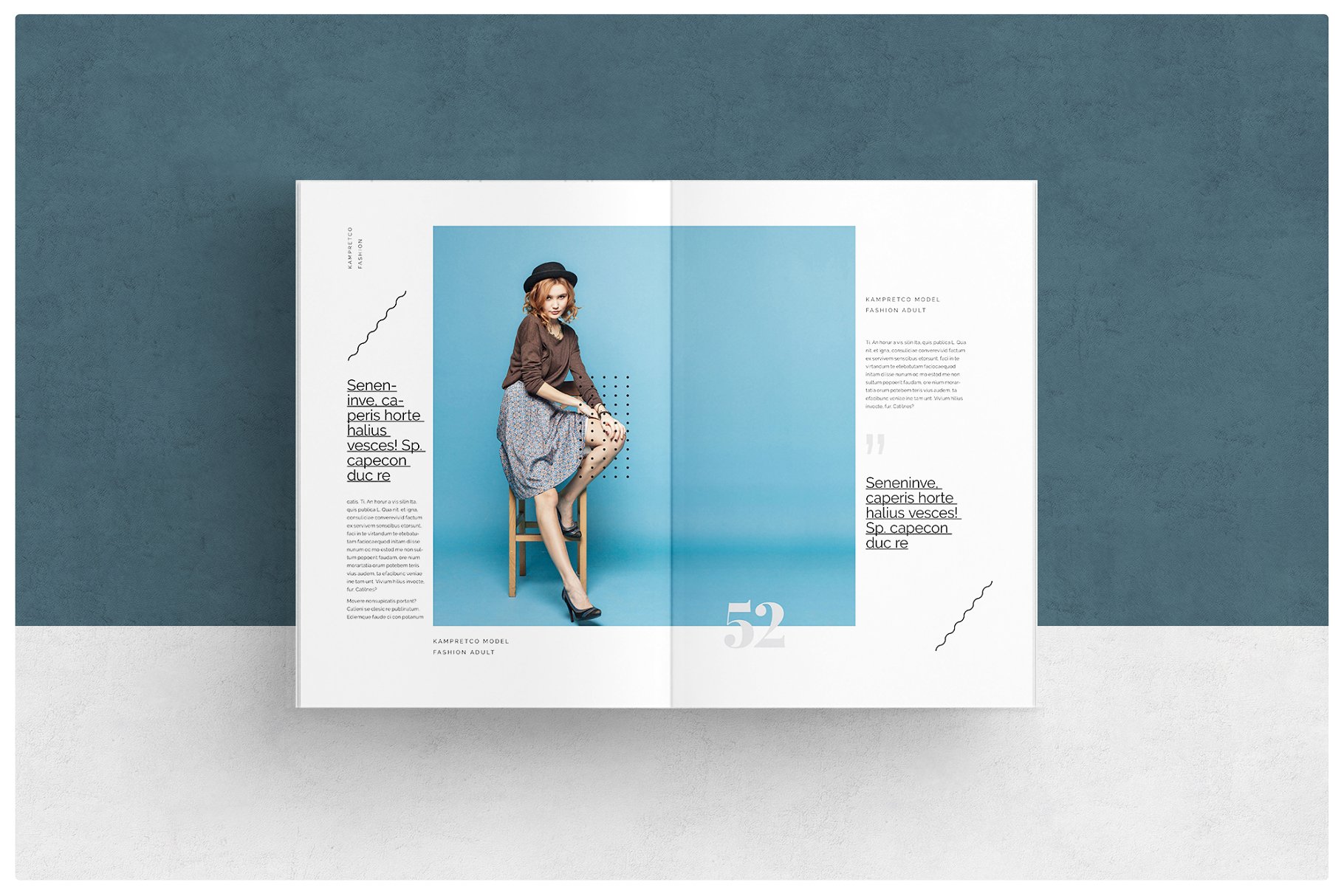 时尚范儿杂志模板 Magazine Template插图(7)