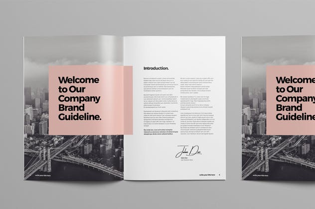 品牌手册/品牌策划文案设计模板 Brand Guideline插图(1)