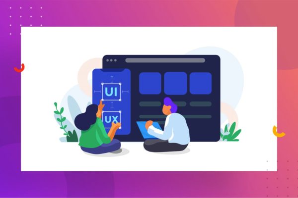 UI/UX设计主题矢量插画素材 UI/UX illustration