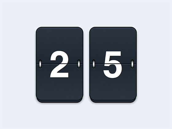 计数器素材之家精选sketch素材