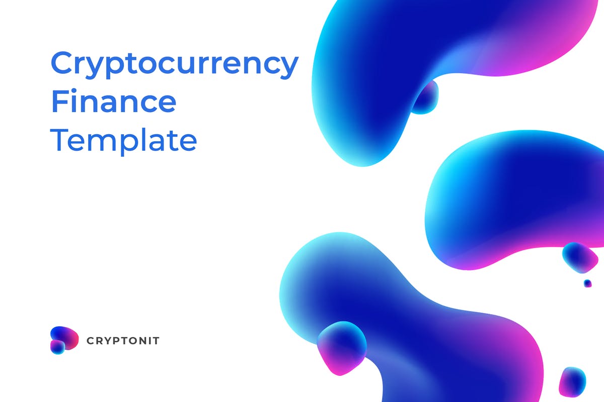 加密货币金融网站设计Sketch模板 Cryptonit – Finance Sketch Template插图