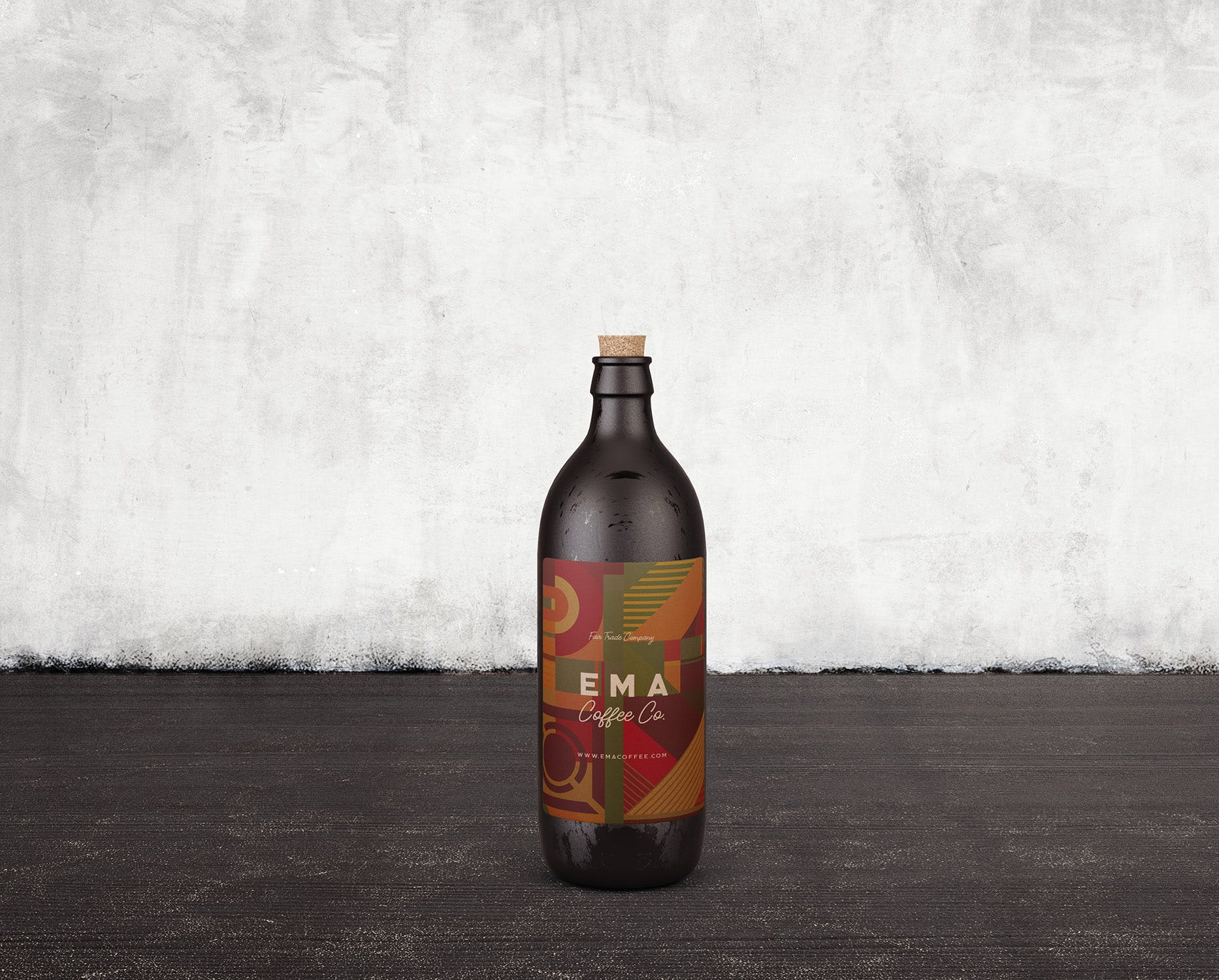 6个啤酒/咖啡/牛奶瓶外观设计素材库精选v3 6 Beer Coffee Milk Bottles Mockups 3插图(7)