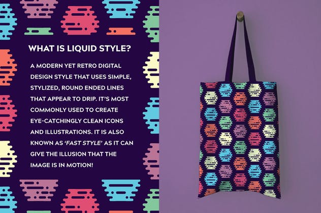 抽象液体形态图案背景纹理 Liquid Repeat Patterns插图(1)