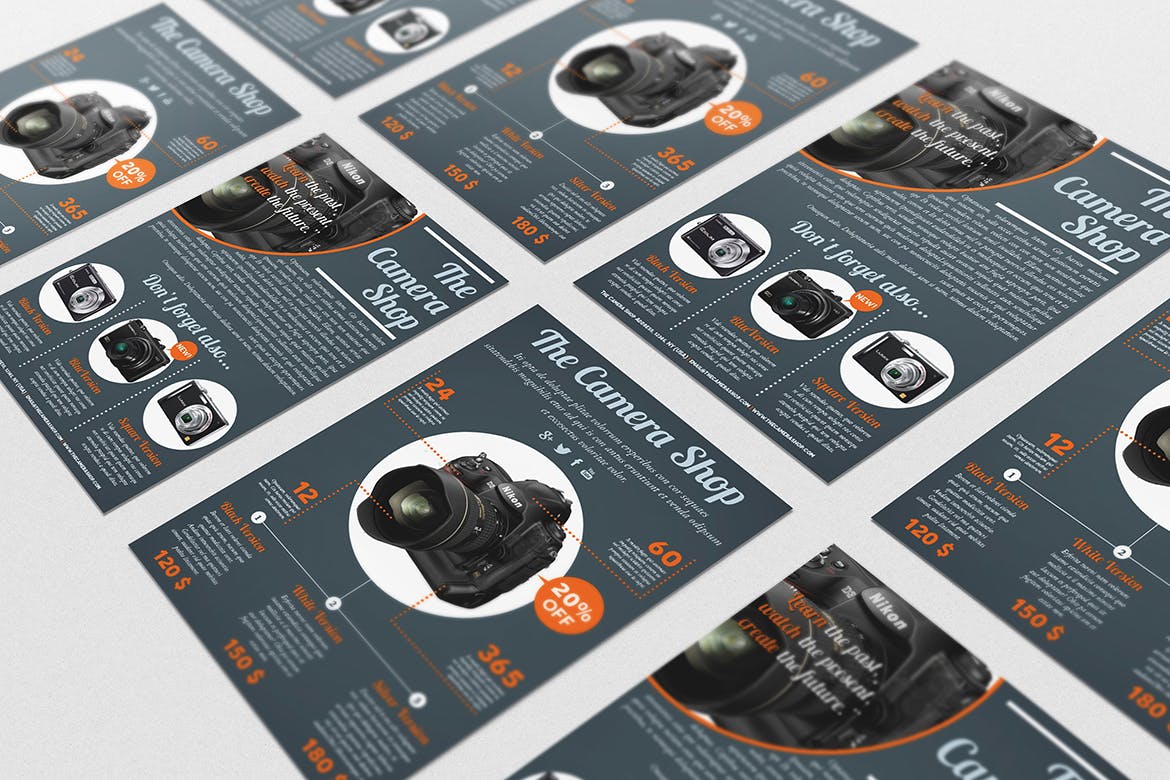 购物主题宣传单设计模板 Shopping Flyer Template插图(1)