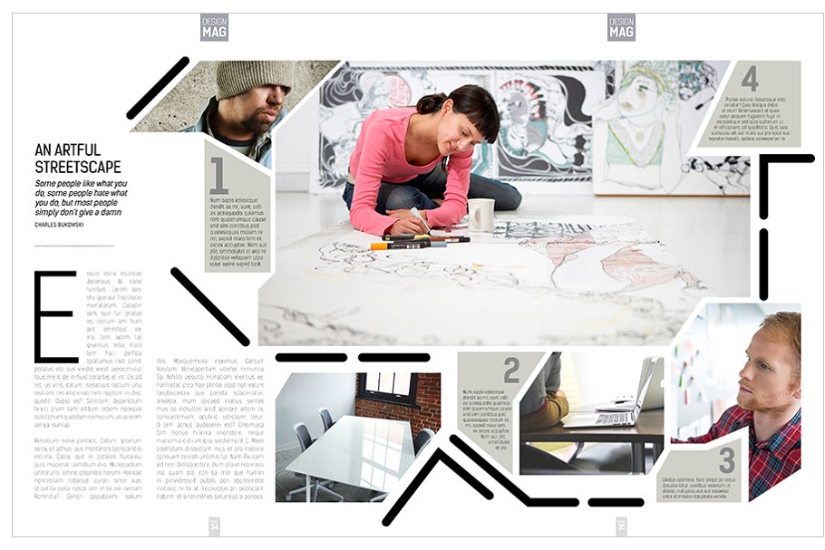 多用途企业时尚高效/时事资讯InDesign杂志模板vol.7插图(25)