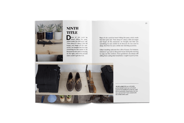 时尚高端多用途的杂志画册设计模板 Blanc Magazine插图(11)