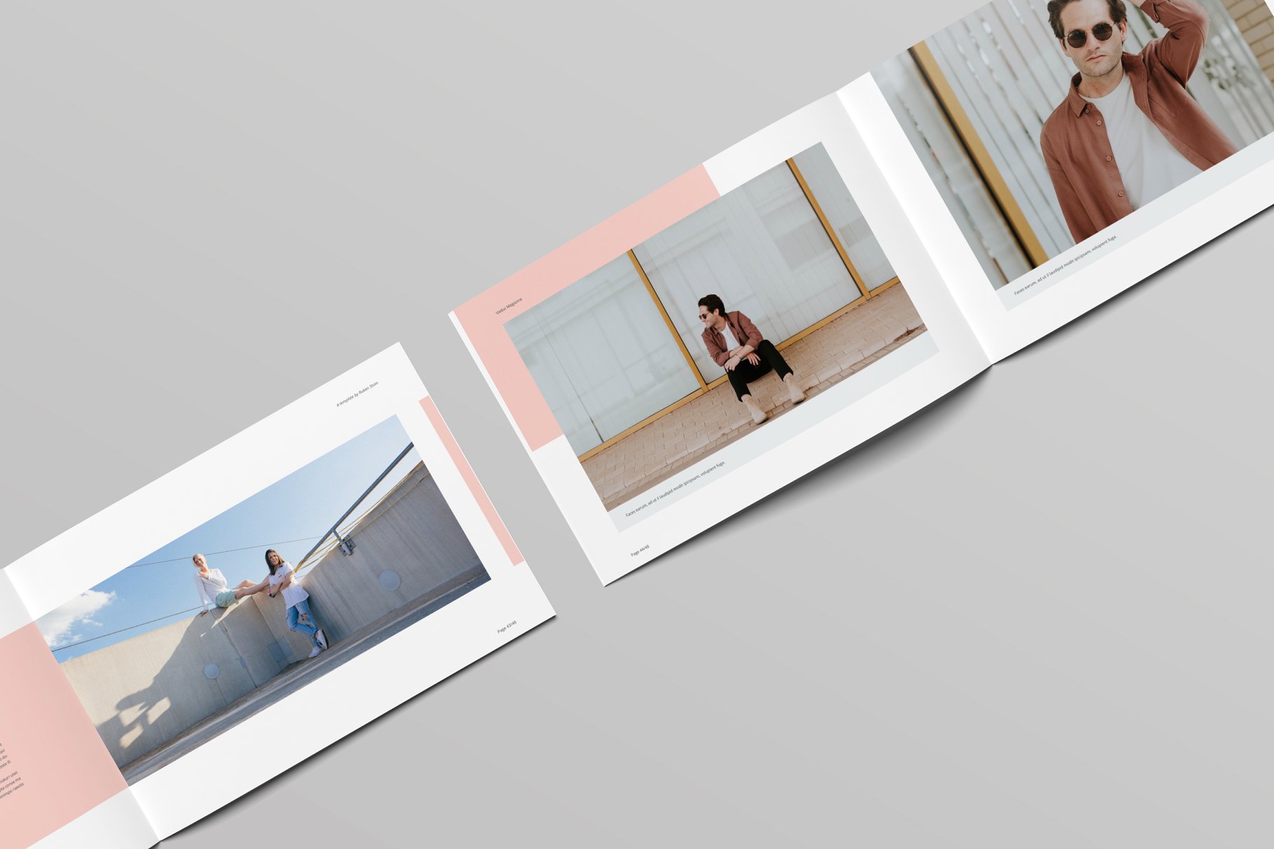 现代摄影艺术杂志模板 Vaduz Magazine Template插图(6)