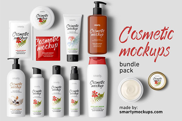 化妆品样机模板大合集PSD模板下载