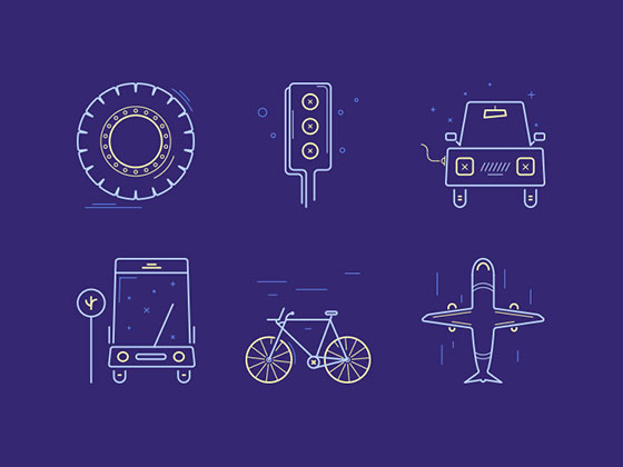 Transportation Icon Pack素材之家精选sketch素材