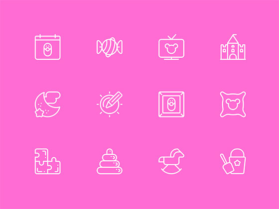 70 枚宝宝图标素材之家精选sketch素材