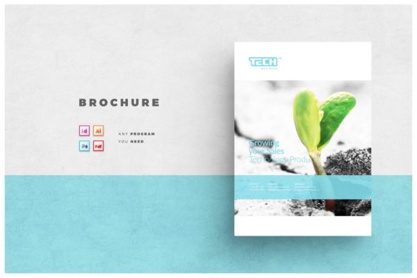 企业宣传产品介绍画册模板 Brochure