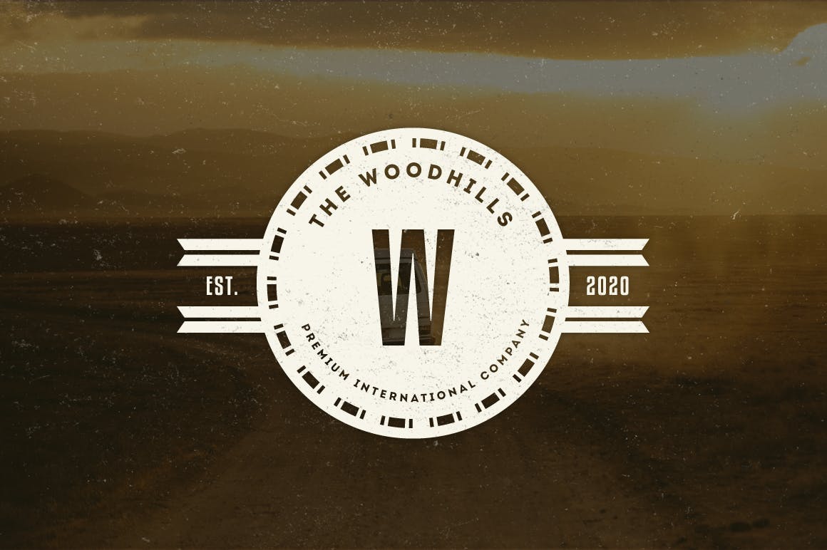 12款复古风格Logo&徽章设计模板v09 12 Vintage Logos & Badges 009插图(2)