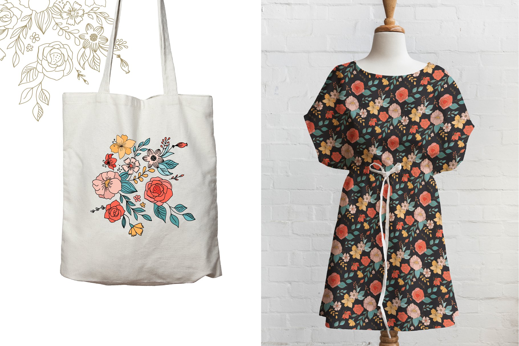 纹身少女矢量剪贴画 The Girl with the Tattoo Collection插图(3)