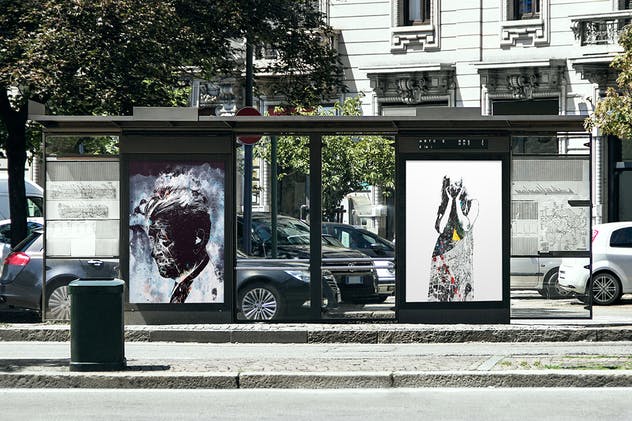 户外广告海报传单设计预览样机套装 Flyer Poster Mockup Bundle – Advertising Outdoor插图(14)