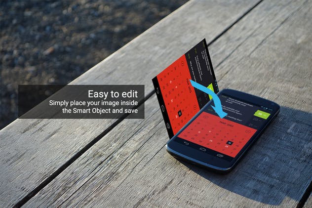 真实场景的手持安卓手机设备样机 12 Realistic Android Mockups插图(2)