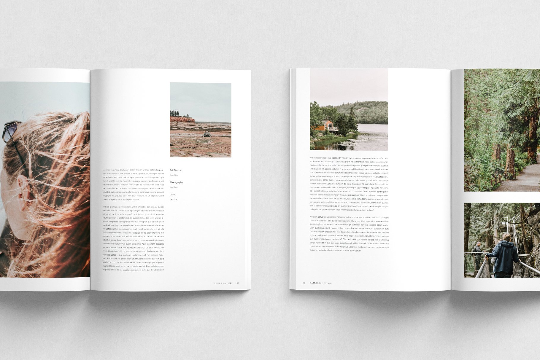 优雅多用途杂志模板 Auckland Magazine Template插图(4)