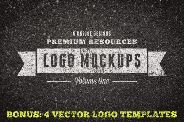 复古 Logo 展示样机模版 Vintage Logo Mockups Volume 1