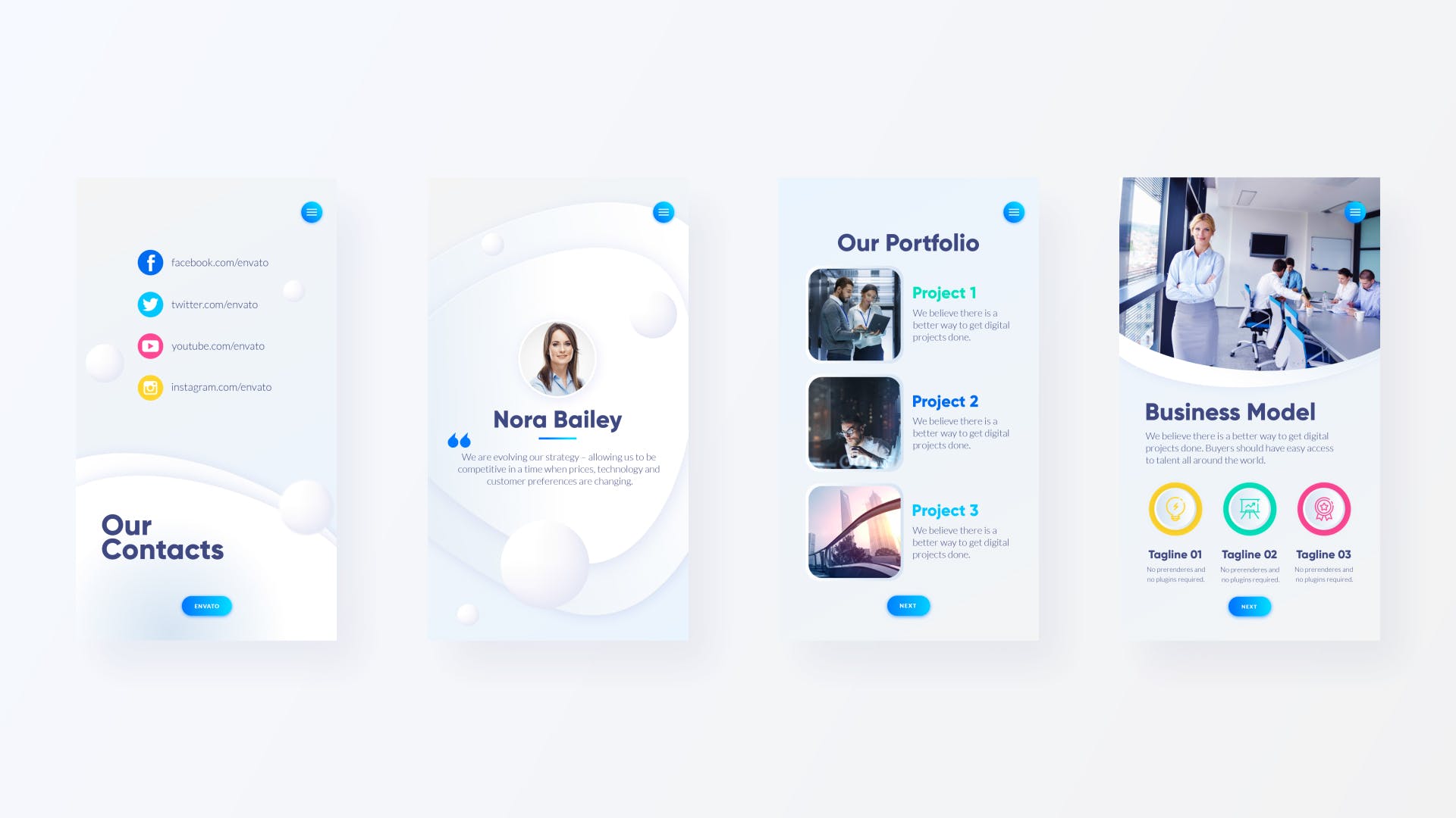 企业品牌宣传H5页面设计模板合集 Corporate Instagram插图(6)