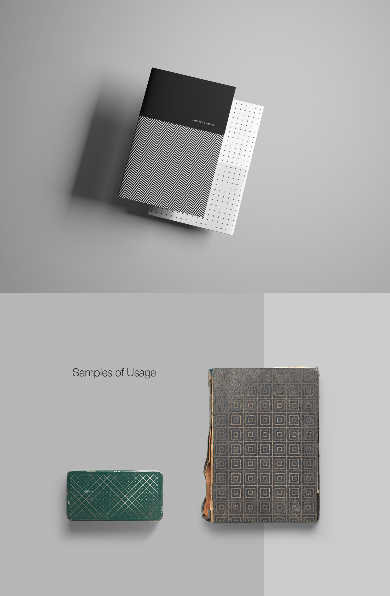 几何矢量图案无缝纹理素材 Seamless Geometric Vector Patterns插图(1)