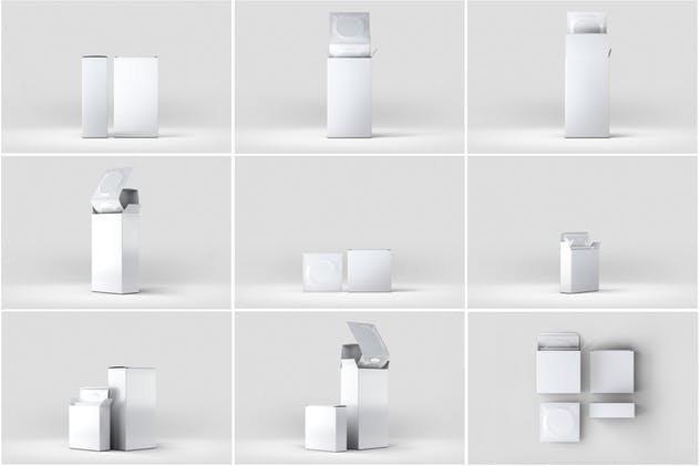 成人用品避孕套包装设计样机模板 Сondoms Packaging Mock-Up插图(7)