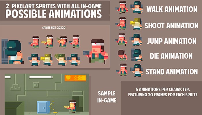 复古 2D 游戏 UI 界面模板 2D ASSETS GAMEPACKS HUGE BUNDLE插图(21)