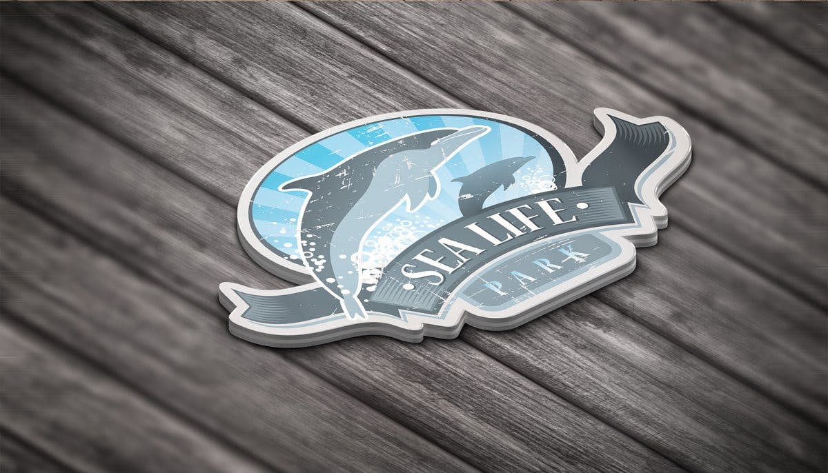 3D效果Logo商标设计效果图样机 3D Logo Mock Up插图(1)