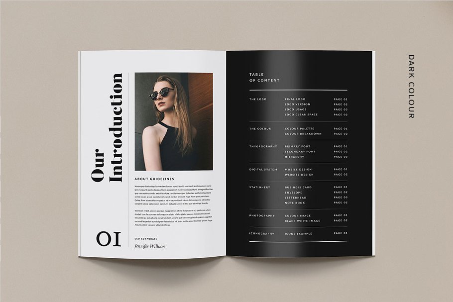 多用途时尚摄影/产品宣传册插图(10)