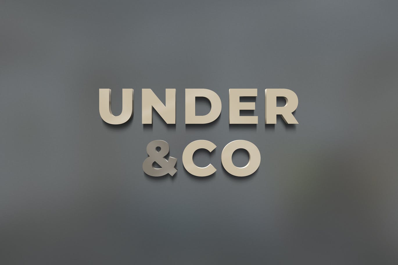 3D立体效果Logo设计预览样机模板 3D Logo Mockups插图(1)