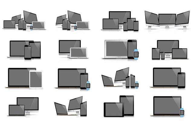 62款响应式网页设计预览样机套装 62 Responsive Mockups插图(3)