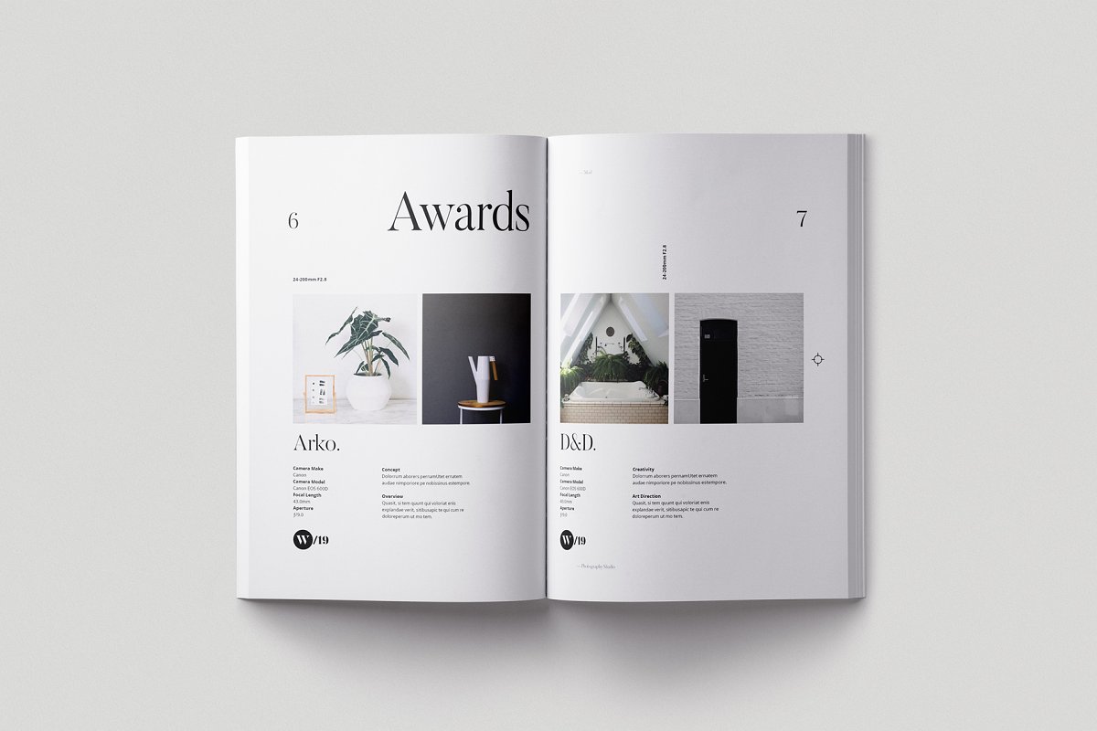 Mod时尚摄影作品图册设计模板插图(16)